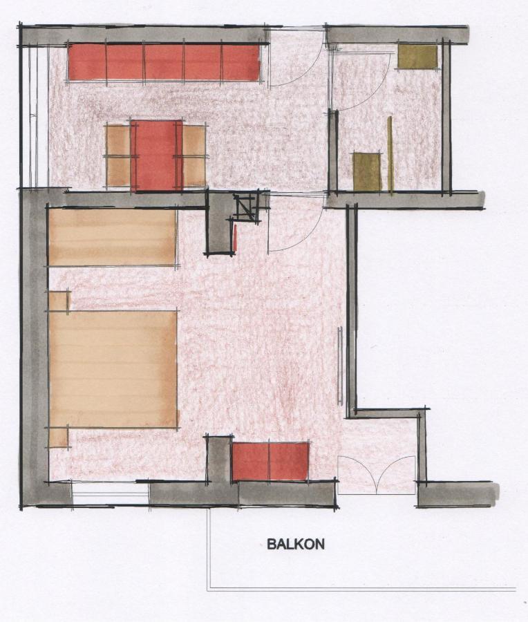 Apartmán Haus Kargruber Santa Maddalena in Casies Exteriér fotografie